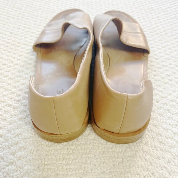 Vince Nude Tabitha Half d’Orsay Open Toe Flat Sandals 8M - Picture 4 of 7